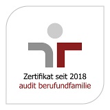 Zertifiziert seit 2018 Audit Beruf und Familie
